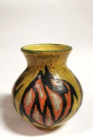 Gorka livia fish ceramic vase with minimal chips.