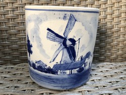 Delft Porcelain spice jar.