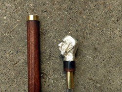 Ferenc Joseph's dagger stick and walking stick can be pulled apart