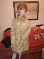More beautiful more beautiful than me elegant flakes and feathers winter jacket 44 detachable rabbit collar