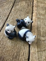 Kínai porcelán kis panda macik