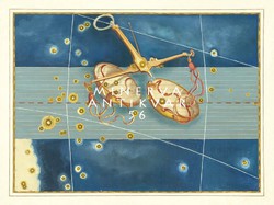 Libra Libra constellation constellation horoscope zodiac zodiac reprint j.Bayer uranometry 1625