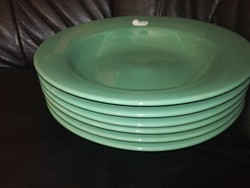 6 new ceramic deep plates