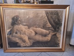 Zoltán Gedeon - female nude (collection of 18 paintings) - (1922) - Transylvania