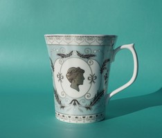 Angol porcelán Diana hercegnő Kensington-palota emlékbögre bögre újszerű állapotban
