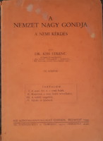 A NEMZET NAGY GONDJA -   A NEMI KÉRDÉS   1943