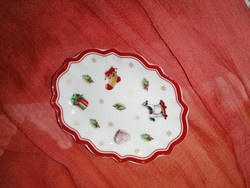 Willeroy & Boch karácsonyi mintás kis tányér.