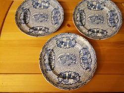 Antik Wm.Adams kínai mintás tányérok