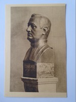 D185231 Budapest, Piarist grammar school of gracious teaching - 1932 statue of Imre Lévay (director)