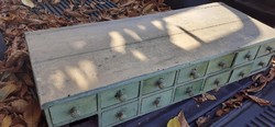 Old cupboard with many drawers