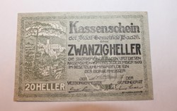 Régi utalvány 1920. Ausztria 3.7