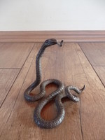 Antik fém zsebóratartó kígyó