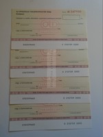 D185424 old otp checks 4 pcs (1990) savings checks
