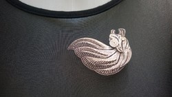 Egyedi-különleges-Filigrán szerelhető ékszer-bross-medál-kitűző 925-ös bagoly