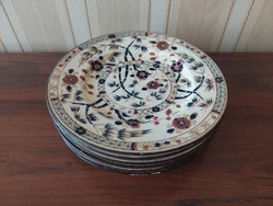 Zsolnay családi pecsétes Bambusz mintás süteményes tányér 6 db