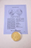 Történelmi aranypénzek - II. Ágost 1717 utánveret