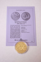 Történelmi aranypénzek - IX. Keresztély 10 daler 1904 utánveret