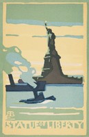 Rachael Robinson Elmer - Statue of Liberty - reprint
