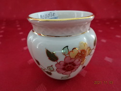 Zsolnay porcelain vase with butterfly pattern and gold border. He has!