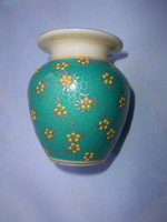 Beautiful meticulous plastic hand-painted Bavarian porcelain violet vase