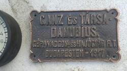 Ganz and his partner Danubius shipyard Budapest table loft industrial machinery