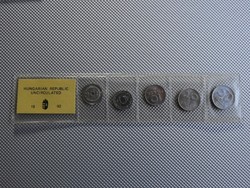 1992 fóliás fillér forgalmi sor UNC érmékkel /2