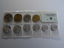1989 fóliás forgalmi sor UNC érmékkel