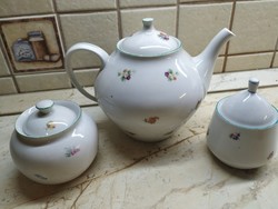 Porcelain, raven house jug, sugar bowl 2 pcs for sale! As a replacement