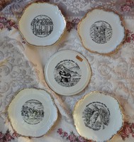 Escalade March - jelenetes falitányér - készlet