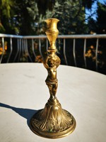 COPPER FIGURATIVE CANDLE HOLDER