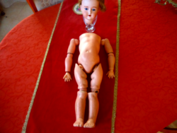 Articulated doll body and an extremely charming armand marseille doll head