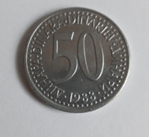 Egykori Jugoszlávia 50 dinár-1986