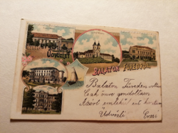 Very rare greeting card balatonfüred cc. 1900. (5)