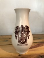 Alföldi Porcelán Hódmezövásárhely cimeres váza T-33