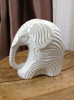 Modern porcelán elefánt szobor