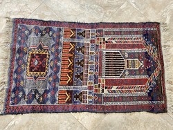 Afgan törzsi szőnyeg 135x74 Extravagáns