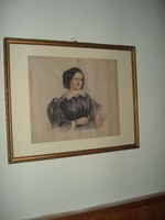Radnóti blacksmith Árpád: female portrait