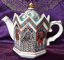 Rare English sadler porcelain jug and pitcher