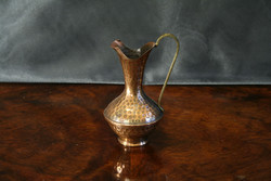 Small mini copper jug pouring 12cm israel israel
