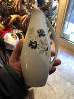 Hollóház porcelain vase, 18 cm high, a rarity.