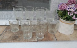 Set of 11 st. Set of brandy or smaller wine glasses glasses glass