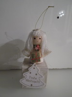 Christmas tree decoration - chocolate box - 10 x 4.5 x 4.5 cm - angel tree - cardboard box - flawless