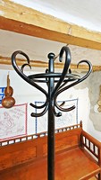 Old, wonderful, in excellent condition, bent, crowned, thonet, umbrella, standing hanger. 200Cm. Tall