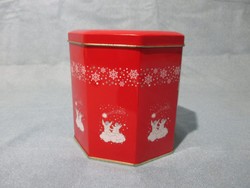 Angelic metal box, storage container, Christmas