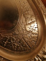 Art Nouveau antique copper tray