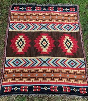 Nomadic Caucasian Rare Kilim Kelim Woven Rug Bedspread Blanket Tablecloth Textile