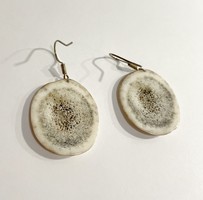 Silver earrings with antlers