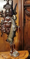Gyűjteményből kínálom megvételre: Különleges muranói antilop műalkotás