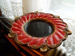 Large majolica marked dish from the 1800s