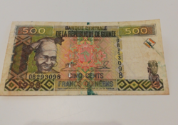 Francia guyana 500 frank 1998